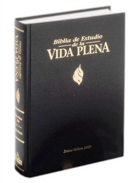 Biblia De Estudio/RVR/Vida Plena/Tapa Dura/Negro