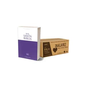 Caja De Biblias x 28 un. /RVRevisada/Misionera/28 A La Vez/Nueva/Confort Print