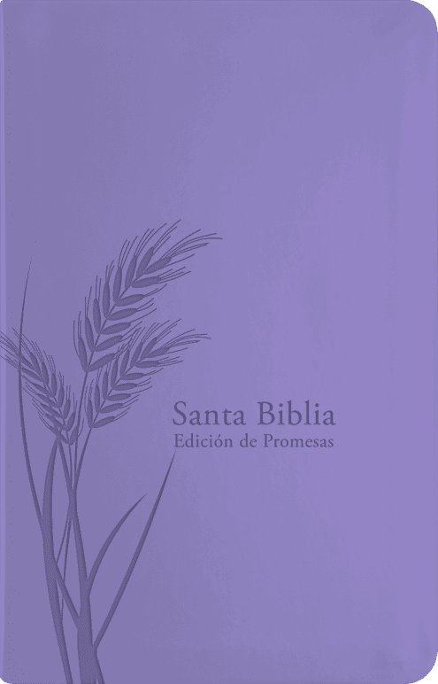 Biblia RVR60/De Promesas/Tamaño Manual/Lavanda/Imitacion Piel